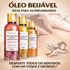Óleos Corporal Beijável para Massagem 120g La passion Sofisticatto