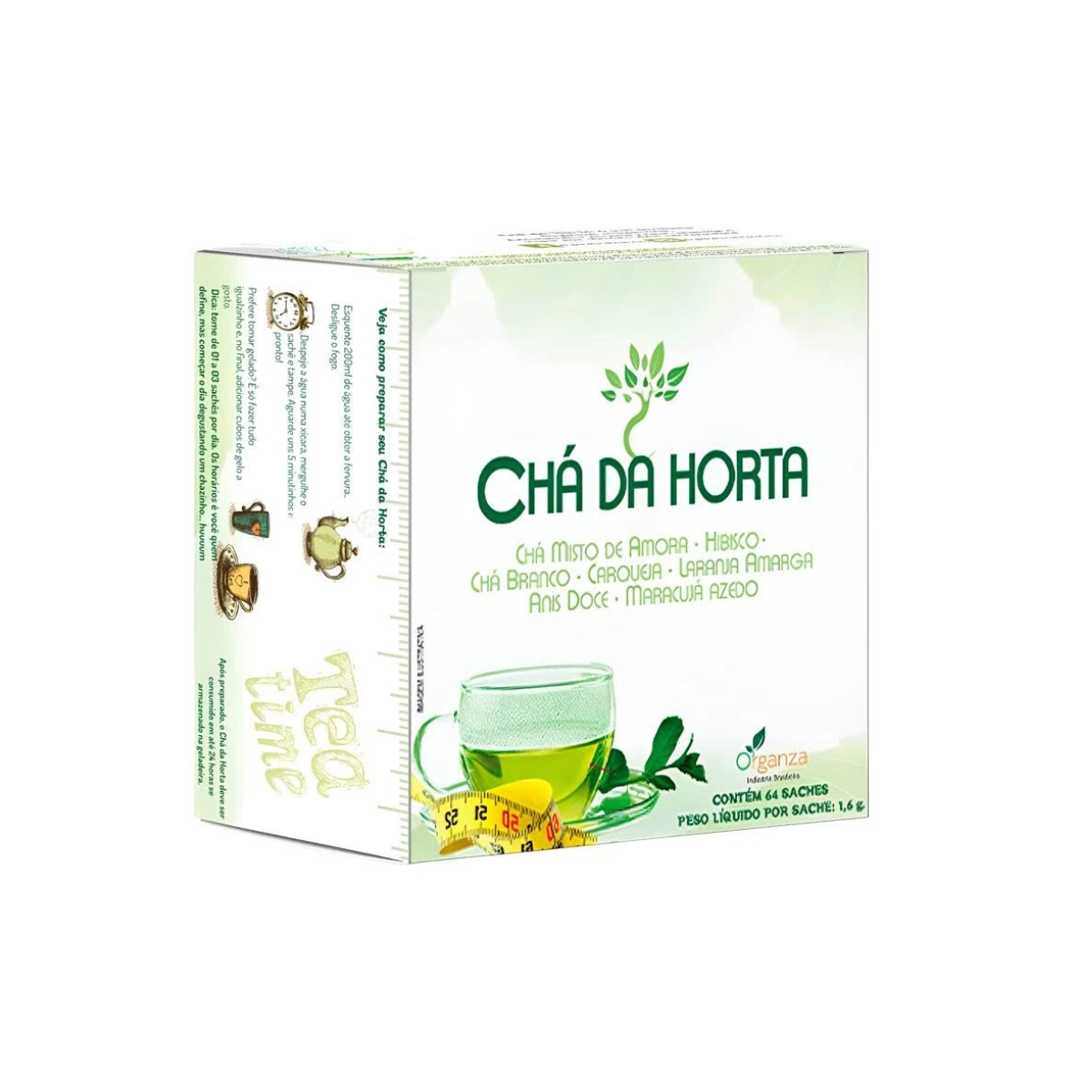Chá Da Horta Sachê Organza Alimentos 64 Sachês 24587ORV1
