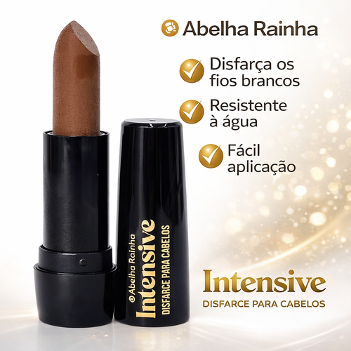 Bastão Intensive Disfarce para cabelos Brancos  Abeha Rainha - Cor Castanho