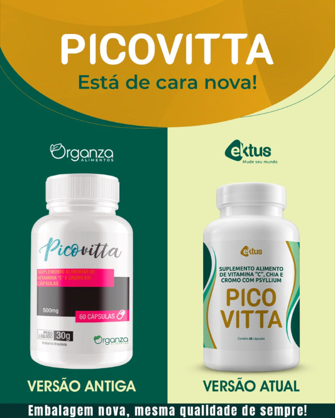 Picovitta Emagrecedor Natural Organza