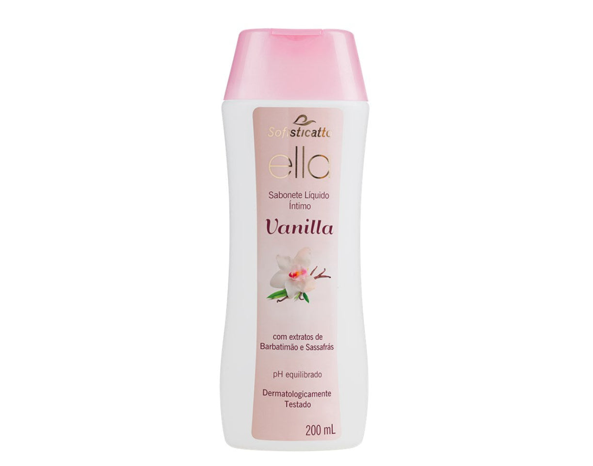 Sabonete Líquido Íntimo Ella Vanilla 200 ml