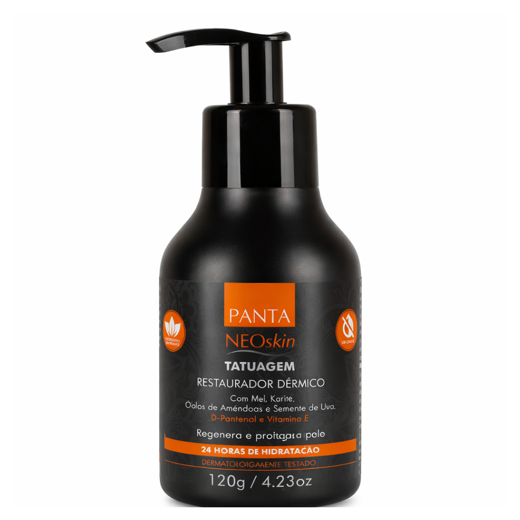 Creme Restaurador para Tatuagem 120g Panta NEOskin Black