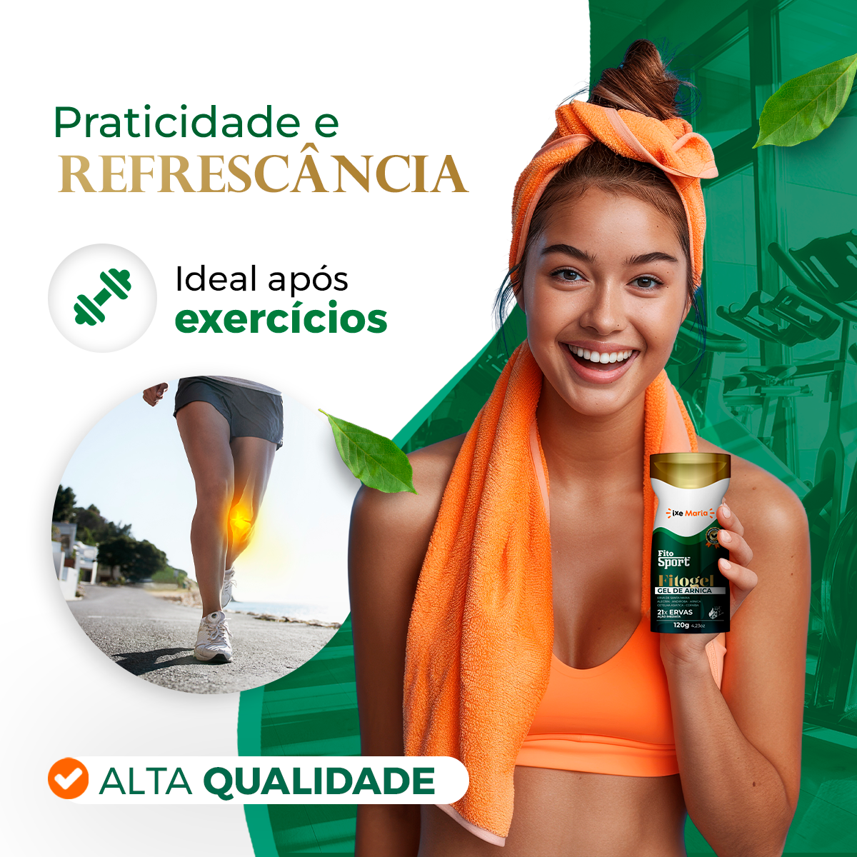 Fitogel FitoSport Gel Creme De Arnica 21 Ervas